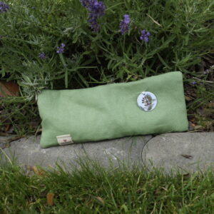 Meditationsaugenkissen Kehlchakra GRÜN Oeko-Tex 100