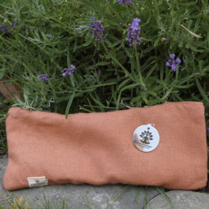 Meditationsaugenkissen Sacralchakra ORANGE Oeko-Tex 100