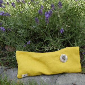 Meditationsaugenkissen Solarplexus Chakra SONNENGELB Oeko-Tex 100